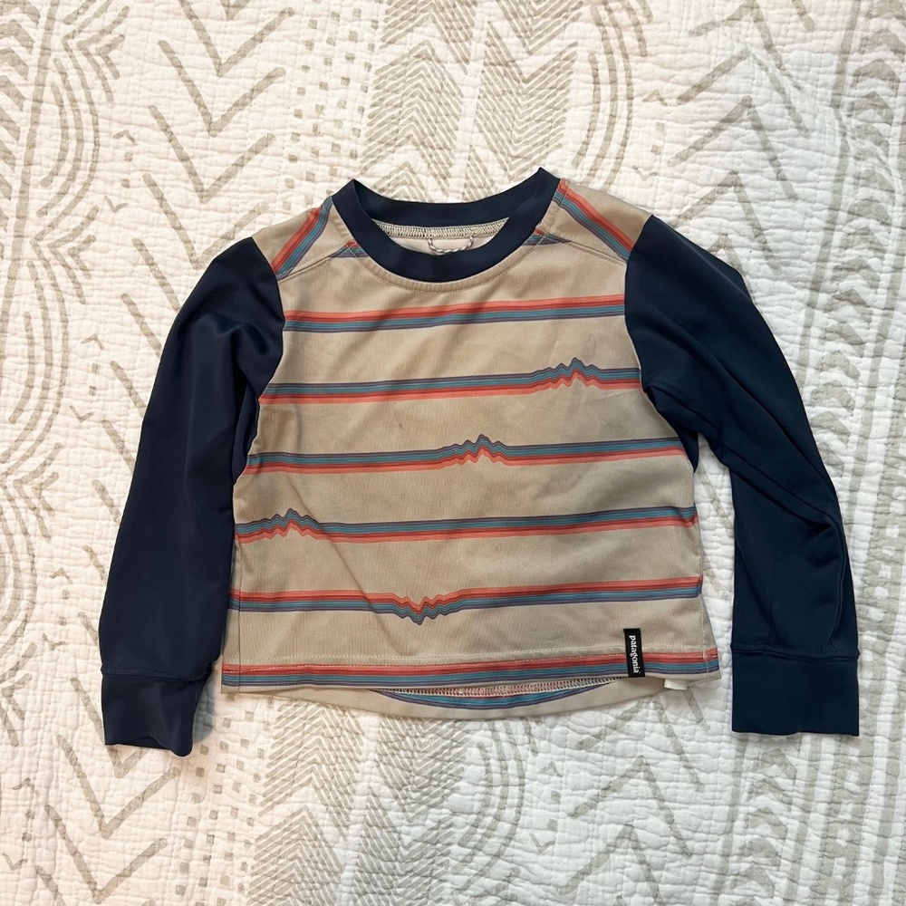 Baby Long-Sleeved Capilene® Silkweight UPF T-Shirt - 12-18 months